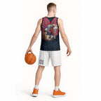 Custom Newcastle Knight Basketball Jersey Knight Warrior Polynesia Islander Rugby Mascot