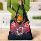 Custom Newcastle Knight Grocery Bag Knight Warrior Polynesia Islander Rugby Mascot