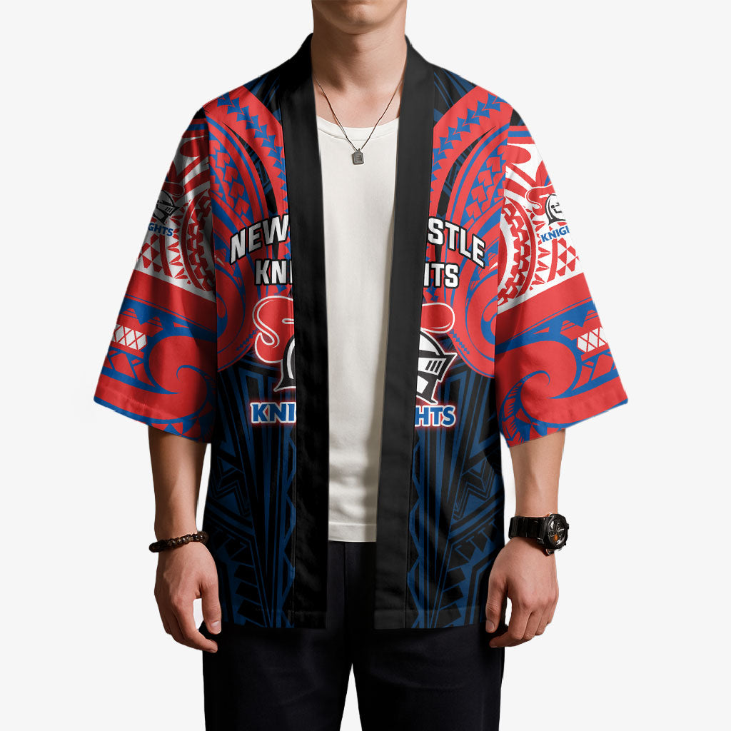Custom Newcastle Knight Kimono Knight Warrior Polynesia Islander Rugby Mascot