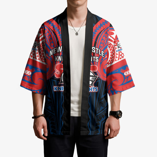 Custom Newcastle Knight Kimono Knight Warrior Polynesia Islander Rugby Mascot