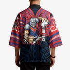 Custom Newcastle Knight Kimono Knight Warrior Polynesia Islander Rugby Mascot