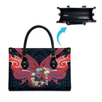 Custom Newcastle Knight Leather Bag Knight Warrior Polynesia Islander Rugby Mascot