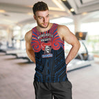 Custom Newcastle Knight Men Tank Top Knight Warrior Polynesia Islander Rugby Mascot