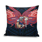 Custom Newcastle Knight Pillow Cover Knight Warrior Polynesia Islander Rugby Mascot