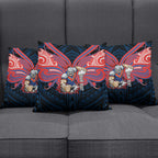 Custom Newcastle Knight Pillow Cover Knight Warrior Polynesia Islander Rugby Mascot