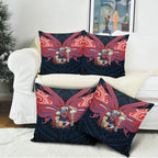 Custom Newcastle Knight Pillow Cover Knight Warrior Polynesia Islander Rugby Mascot