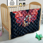 Custom Newcastle Knight Quilt Knight Warrior Polynesia Islander Rugby Mascot