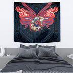 Custom Newcastle Knight Tapestry Knight Warrior Polynesia Islander Rugby Mascot