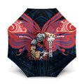 Custom Newcastle Knight Umbrella Knight Warrior Polynesia Islander Rugby Mascot