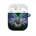 Custom New Zealand Warriors AirPods Case Maori Warrior Polynesia Islander Rugby Mascot