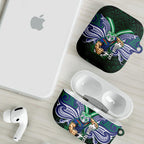 Custom New Zealand Warriors AirPods Case Maori Warrior Polynesia Islander Rugby Mascot