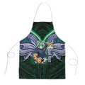 Custom New Zealand Warriors Apron Maori Warrior Polynesia Islander Rugby Mascot