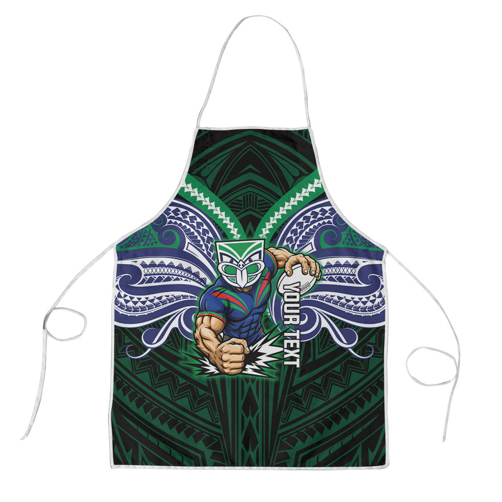 Custom New Zealand Warriors Apron Maori Warrior Polynesia Islander Rugby Mascot