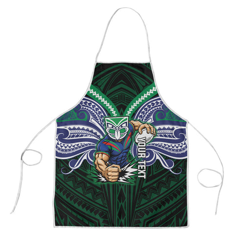 Custom New Zealand Warriors Apron Maori Warrior Polynesia Islander Rugby Mascot