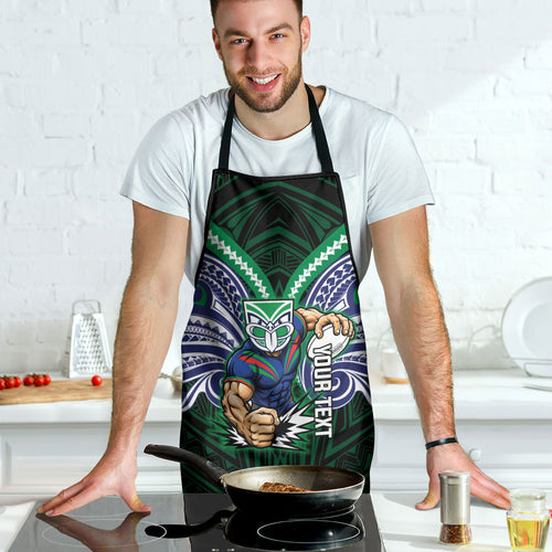 Custom New Zealand Warriors Apron Maori Warrior Polynesia Islander Rugby Mascot