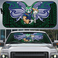 Custom New Zealand Warriors Auto Sun Shade Maori Warrior Polynesia Islander Rugby Mascot