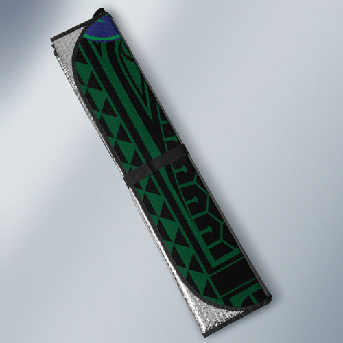 Custom New Zealand Warriors Auto Sun Shade Maori Warrior Polynesia Islander Rugby Mascot