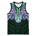 Custom New Zealand Warriors Basketball Jersey Maori Warrior Polynesia Islander Rugby Mascot