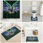 Custom New Zealand Warriors Bathroom Set Maori Warrior Polynesia Islander Rugby Mascot