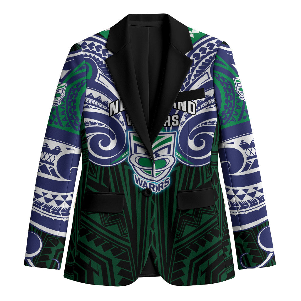 Custom New Zealand Warriors Blazer Maori Warrior Polynesia Islander Rugby Mascot