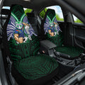 Custom New Zealand Warriors Car Seat Cover Maori Warrior Polynesia Islander Rugby Mascot
