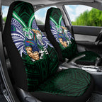 Custom New Zealand Warriors Car Seat Cover Maori Warrior Polynesia Islander Rugby Mascot
