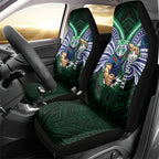Custom New Zealand Warriors Car Seat Cover Maori Warrior Polynesia Islander Rugby Mascot