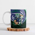 Custom New Zealand Warriors Ceramic Mug Maori Warrior Polynesia Islander Rugby Mascot