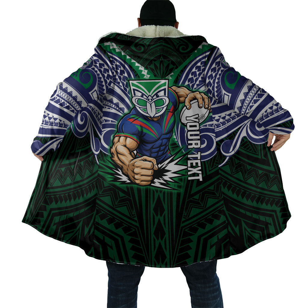 Custom New Zealand Warriors Cloak Maori Warrior Polynesia Islander Rugby Mascot