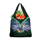 Custom New Zealand Warriors Grocery Bag Maori Warrior Polynesia Islander Rugby Mascot