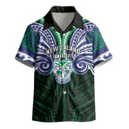 Custom New Zealand Warriors Kid Hawaiian Shirt Maori Warrior Polynesia Islander Rugby Mascot