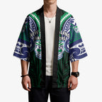 Custom New Zealand Warriors Kimono Maori Warrior Polynesia Islander Rugby Mascot
