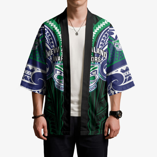 Custom New Zealand Warriors Kimono Maori Warrior Polynesia Islander Rugby Mascot