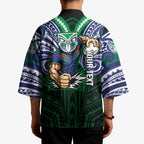 Custom New Zealand Warriors Kimono Maori Warrior Polynesia Islander Rugby Mascot