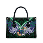 Custom New Zealand Warriors Leather Bag Maori Warrior Polynesia Islander Rugby Mascot