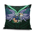 Custom New Zealand Warriors Pillow Cover Maori Warrior Polynesia Islander Rugby Mascot