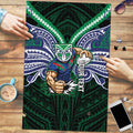 Custom New Zealand Warriors Puzzle Maori Warrior Polynesia Islander Rugby Mascot