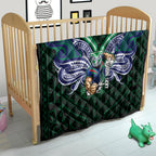 Custom New Zealand Warriors Quilt Maori Warrior Polynesia Islander Rugby Mascot