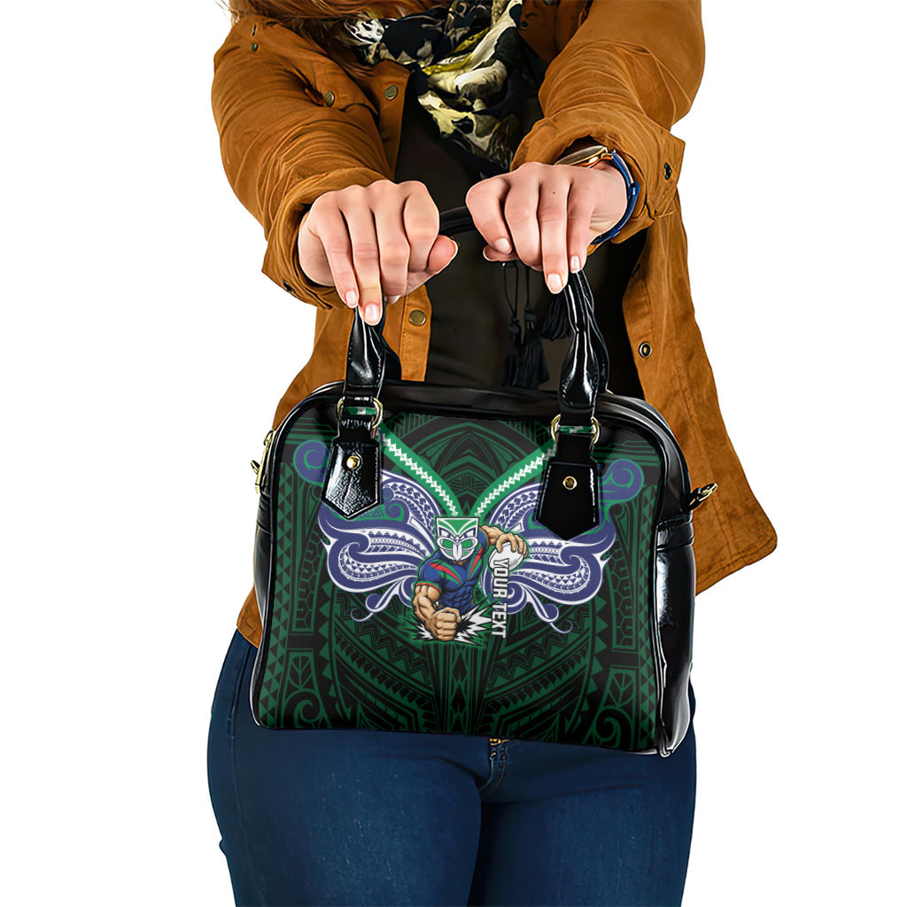 Custom New Zealand Warriors Shoulder Handbag Maori Warrior Polynesia Islander Rugby Mascot