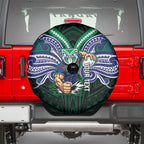 Custom New Zealand Warriors Spare Tire Cover Maori Warrior Polynesia Islander Rugby Mascot