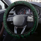 New Zealand Warriors Steering Wheel Cover Maori Warrior Polynesia Islander Rugby Mascot