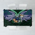 Custom New Zealand Warriors Tablecloth Maori Warrior Polynesia Islander Rugby Mascot