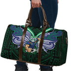 Custom New Zealand Warriors Travel Bag Maori Warrior Polynesia Islander Rugby Mascot