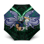 Custom New Zealand Warriors Umbrella Maori Warrior Polynesia Islander Rugby Mascot