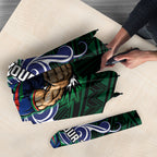 Custom New Zealand Warriors Umbrella Maori Warrior Polynesia Islander Rugby Mascot