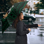 Custom New Zealand Warriors Umbrella Maori Warrior Polynesia Islander Rugby Mascot