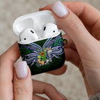 Custom Canberra Raiders AirPods Case Viking Warrior Polynesia Islander Rugby Mascot