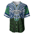 Custom Canberra Raiders Baseball Jersey Viking Warrior Polynesia Islander Rugby Mascot