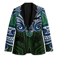 Custom Canberra Raiders Blazer Viking Warrior Polynesia Islander Rugby Mascot