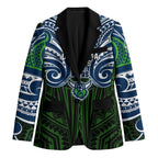 Custom Canberra Raiders Blazer Viking Warrior Polynesia Islander Rugby Mascot